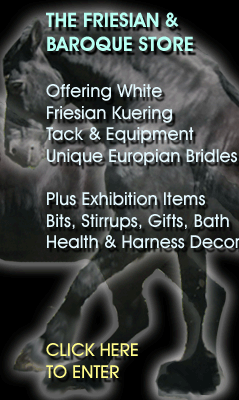Friesian and Baroque Horse Tack Store