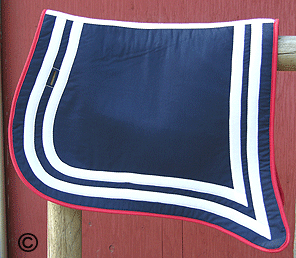 baroque swallowtail dressage pad