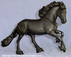 Friesian resin model