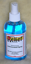 equine blue spray