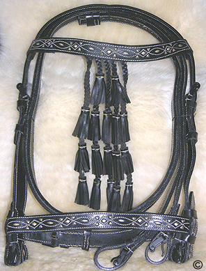 spanish tassel bridle